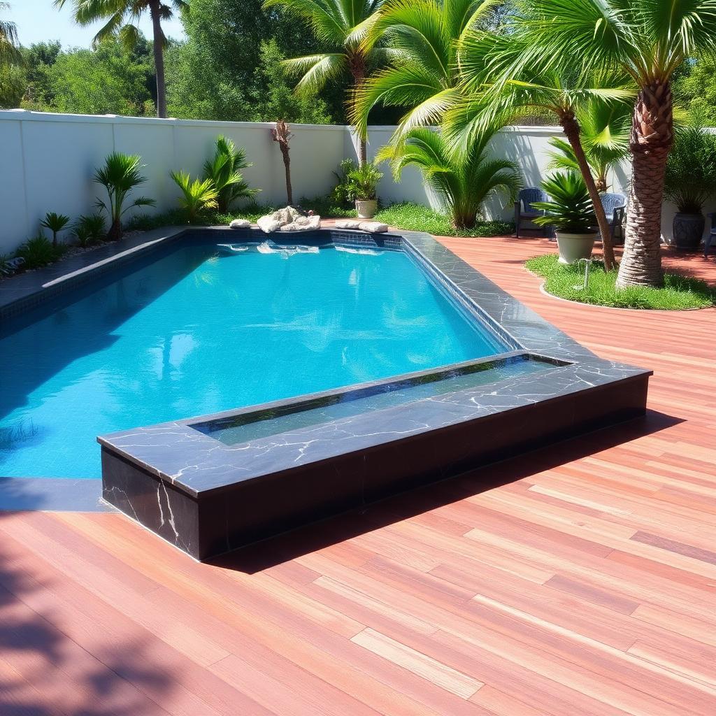Piscine contemporaine